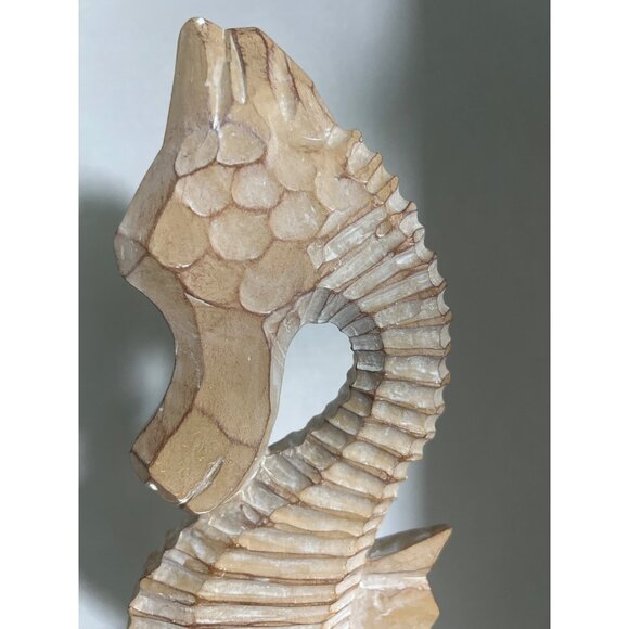 Seahorse Sculpture Figurine 12" Nautical Coastal Seashore Beach Aquarium decor - Picture 2 of 11